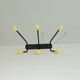 Vintage coat rack three arms