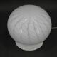 1980s Glass Globe Table Lamp , Italy