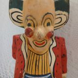 Antique wooden clown