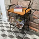 1960s side table with magazine holder