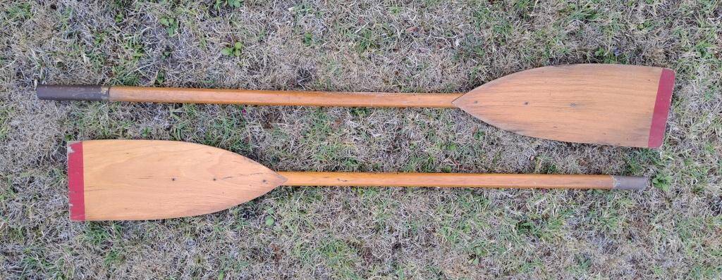 Vintage oars/paddles