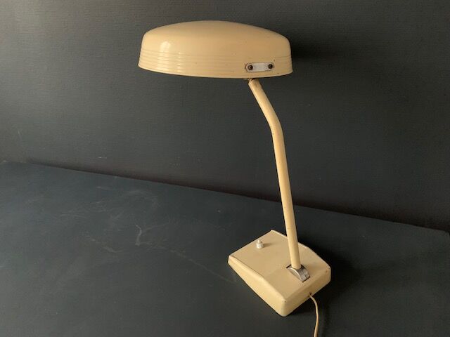 Desk lamp 50s unbleached metal