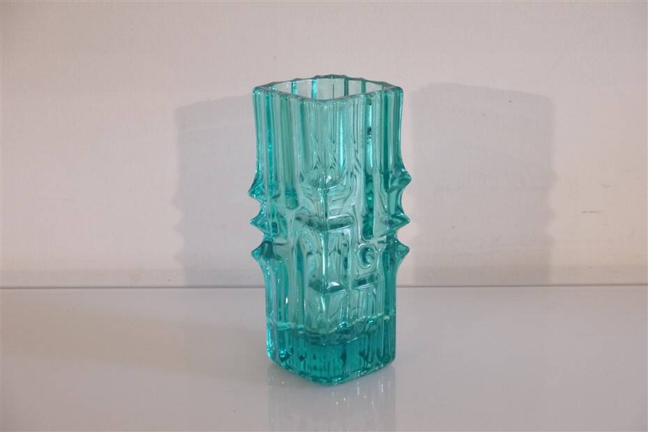 Glass vase by Vladislav urban 1960
