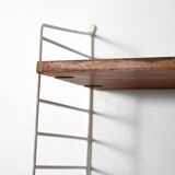 "Hylla" wall shelving system in teak