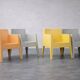 Set of 4 Vintage Mid-Century Modern Atlantide Collection Toy Plastic Chairs