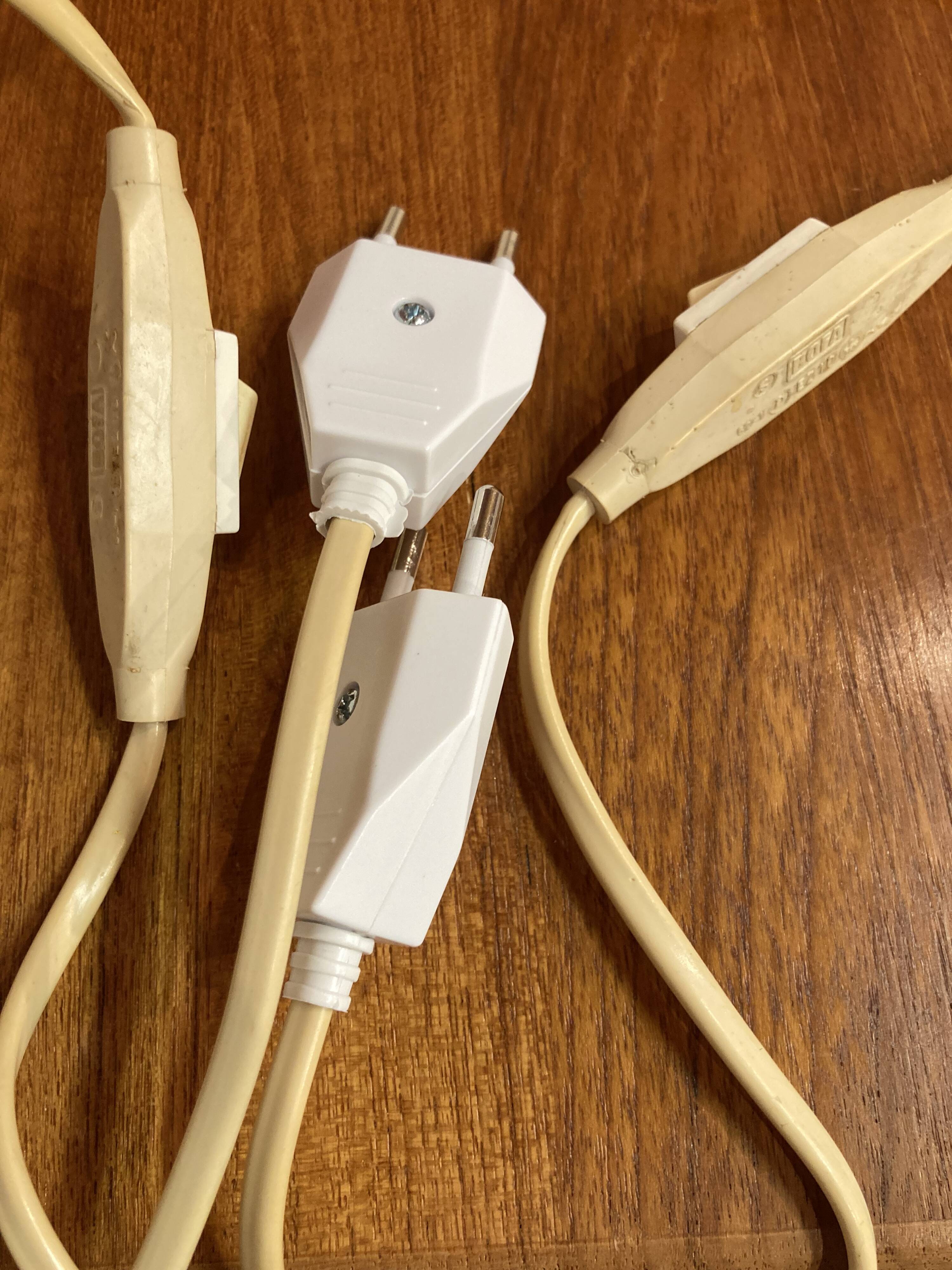 Pair of glass wall lights in Scandinavian design from the 1950s.