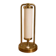 Bauhaus table lamp brass & opaline glass 1930s Czech Republic