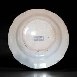 Part of a 25-piece Sarreguemines earthenware dinner service - Purple floral decoration