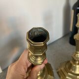 Pair of Regency style candlesticks