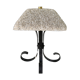Vintage steel lamp and perspex design 50s - 60s