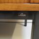 Vintage oak filing cabinet with roller shutter
