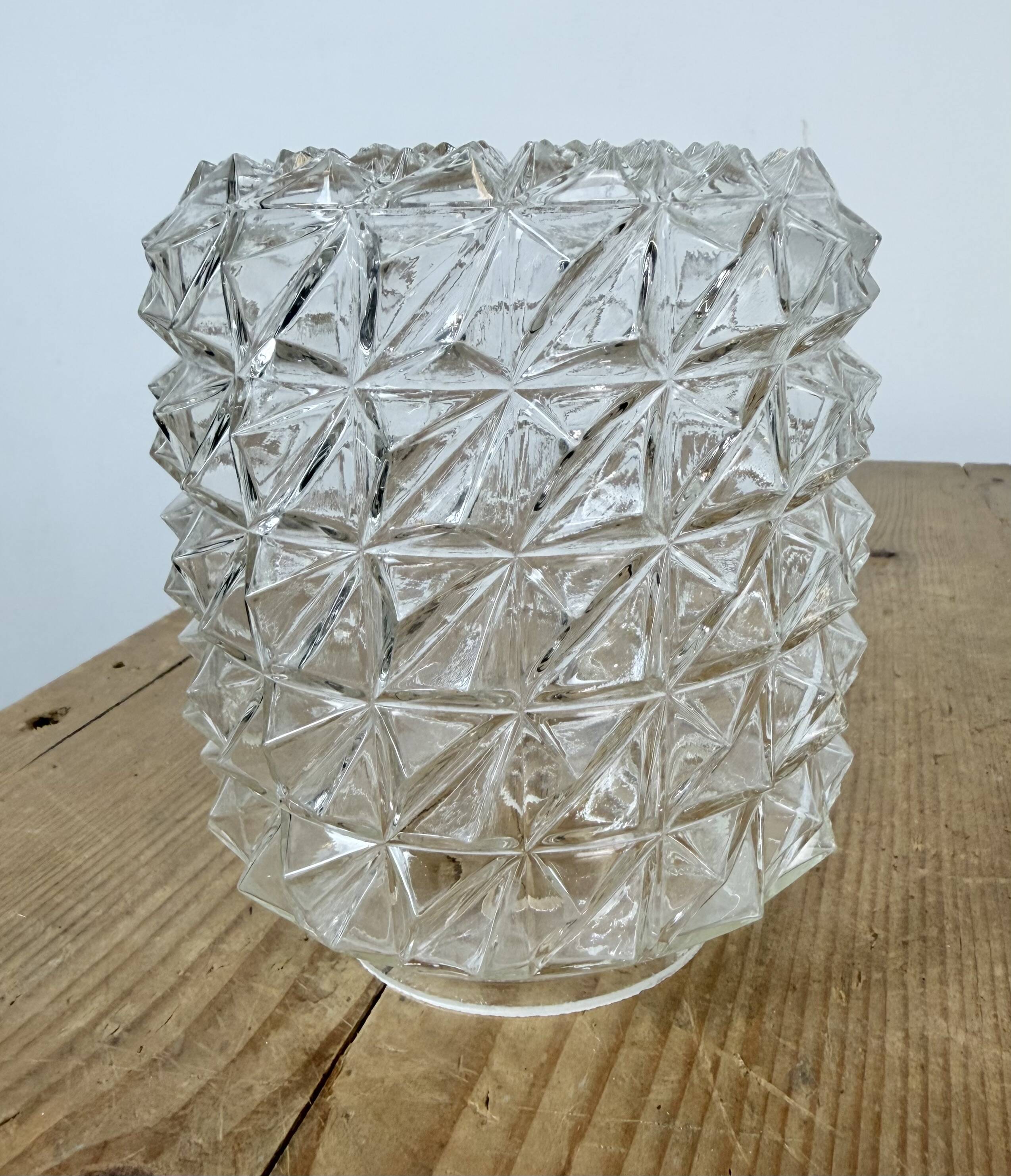 Vintage White Porcelain Ceiling Light, 1970s