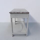 Art Deco table with 2 drawers and mirror, side table