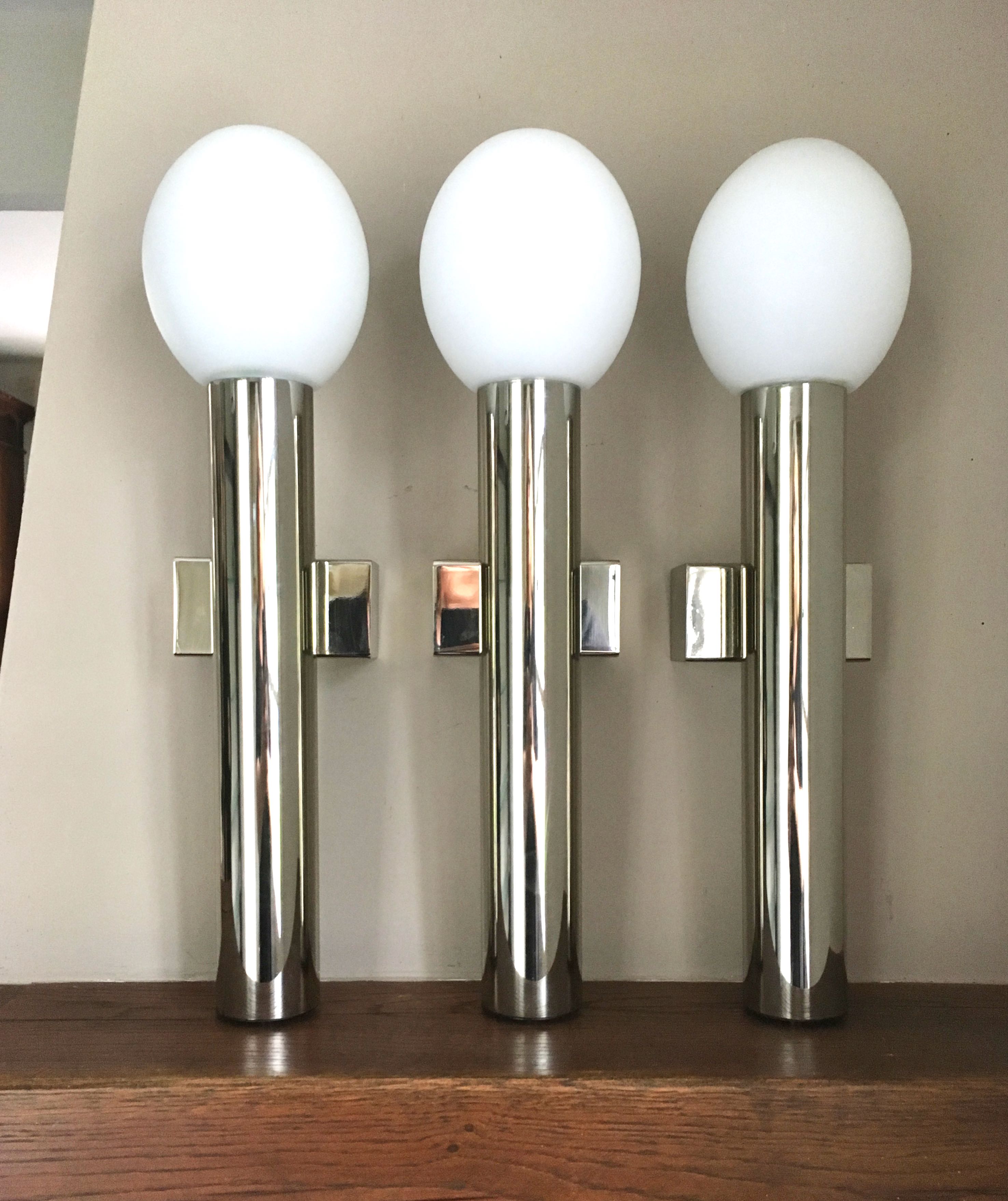 Trio of sconces Sciolari 1970