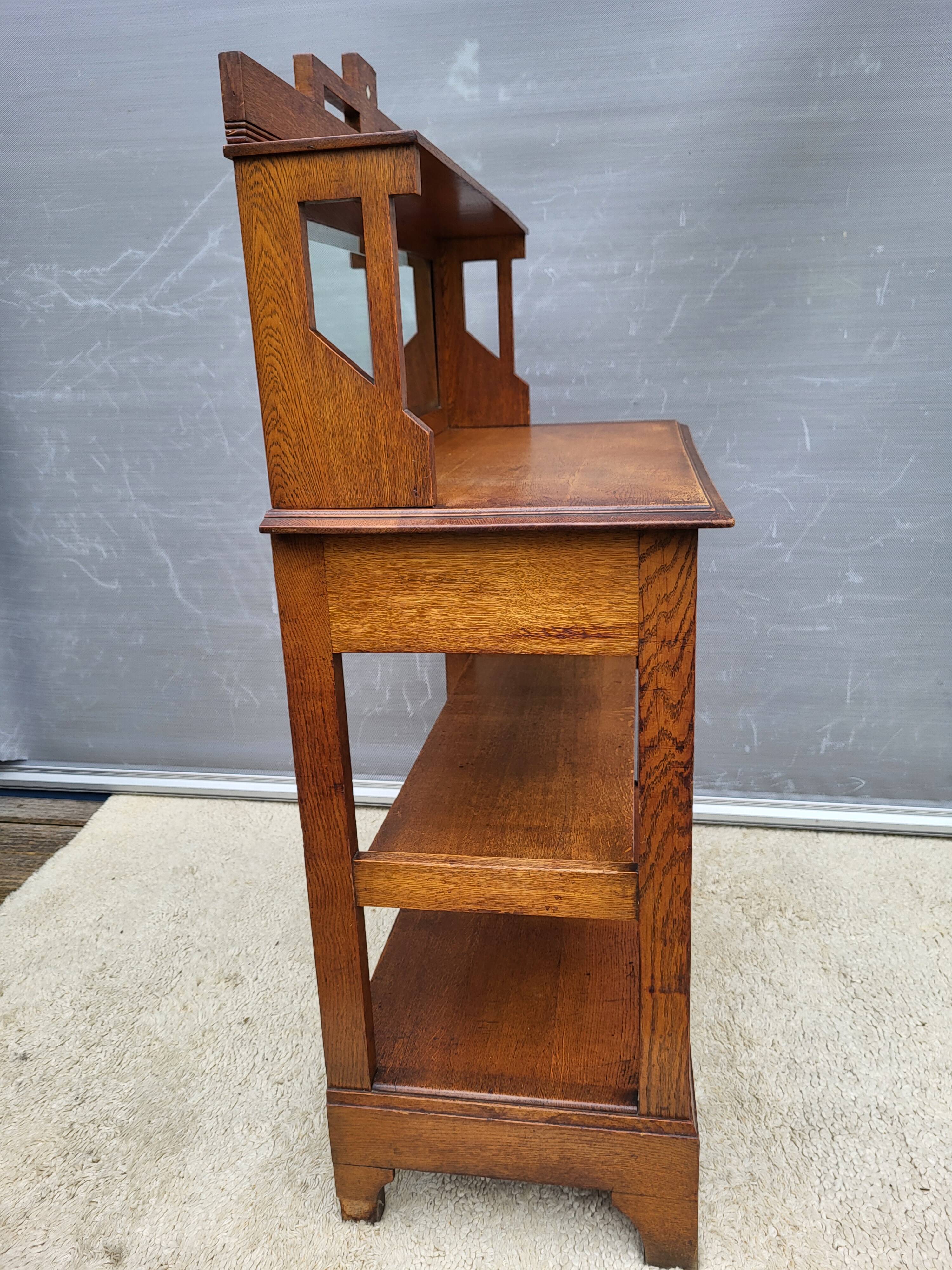 Art Nouveau 1900 Arts & Crafts Serving Trolley