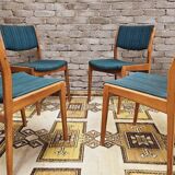 Set of 4 Scandinavian chairs 1960