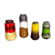 Ensemble de quatre vases « multicolores » en poterie fat lave des années 1970 fabriqués par Scheurich, Allemagne