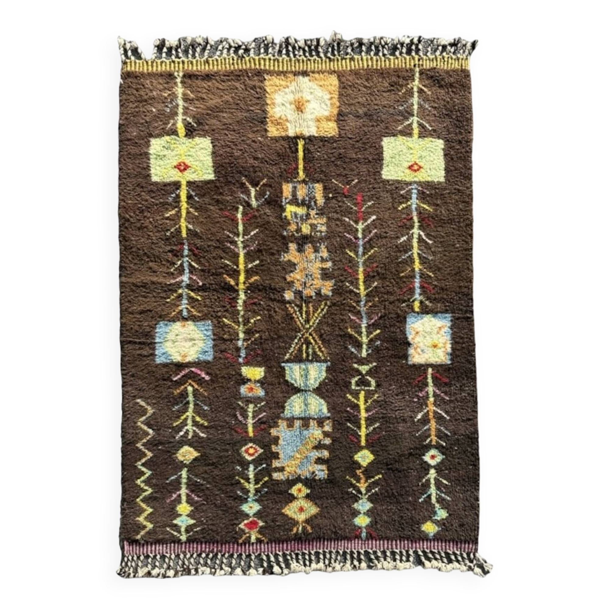 Berber carpet Beni Ouarain 190x290 cm new