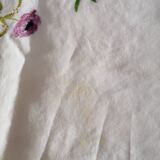Nappe ancienne brodée