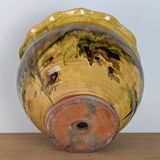 Glazed earthenware planter