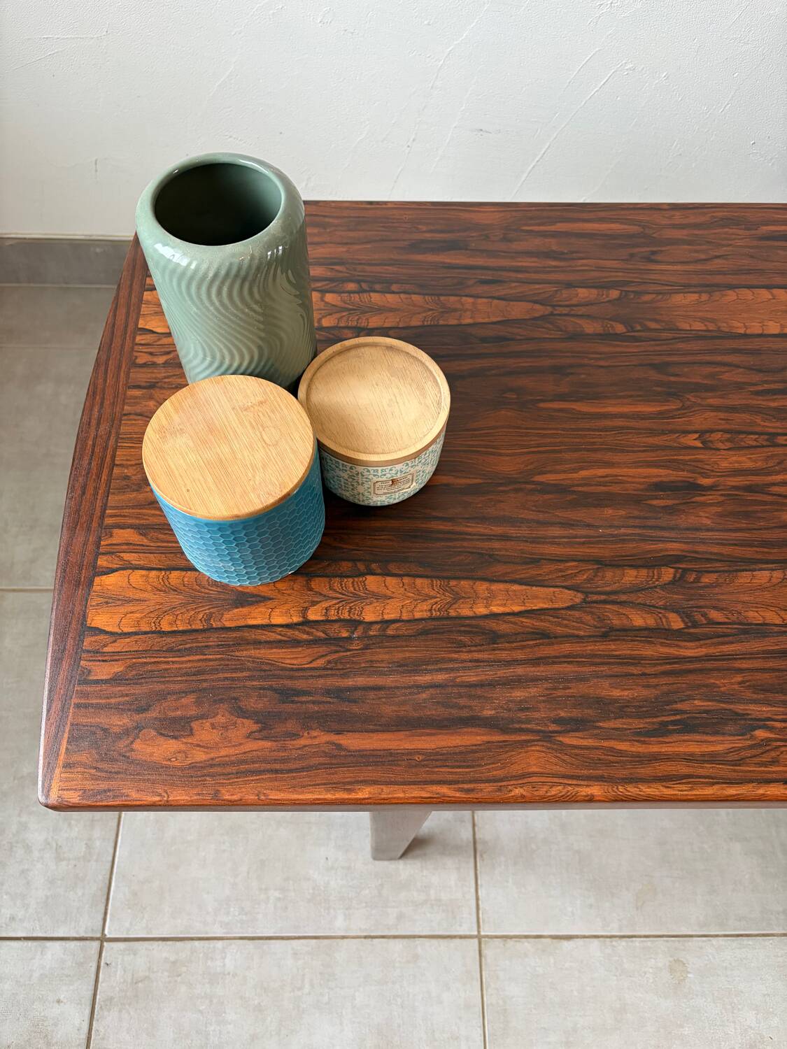 Vintage Scandinavian coffee table in rosewood.