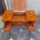 Louis XV style rosewood marquetry dressing table