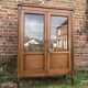 Louis XV style mahogany showcase