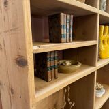 Raw wood shelf