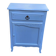 Vintage Louis XV style commode in grey-blue wood.