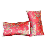 Set of "Rosa" velvet cushions