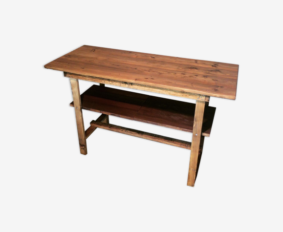Établi en bois massif