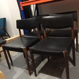 Set of 4 chairs Scandinavian teak