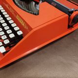 Sperry Rand Remington Riviera orange typewriter - Perfect condition