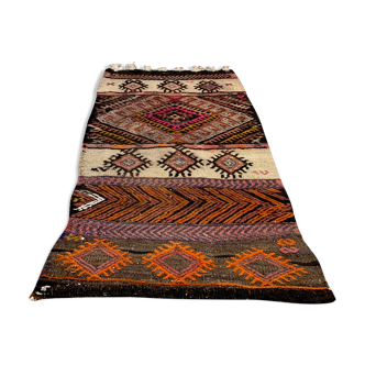 Tapis vintage turc mini kilim 110x65 cm