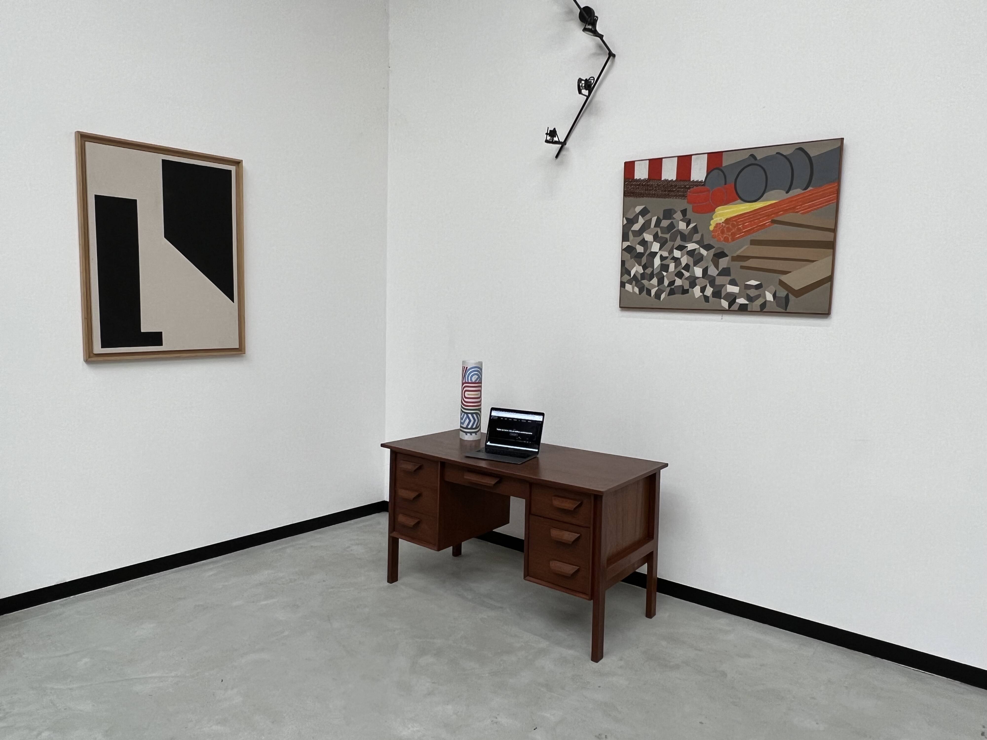 Scandinavian teak desk, circa 1970