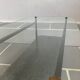 Vintage glass and steel coffee table Years 50