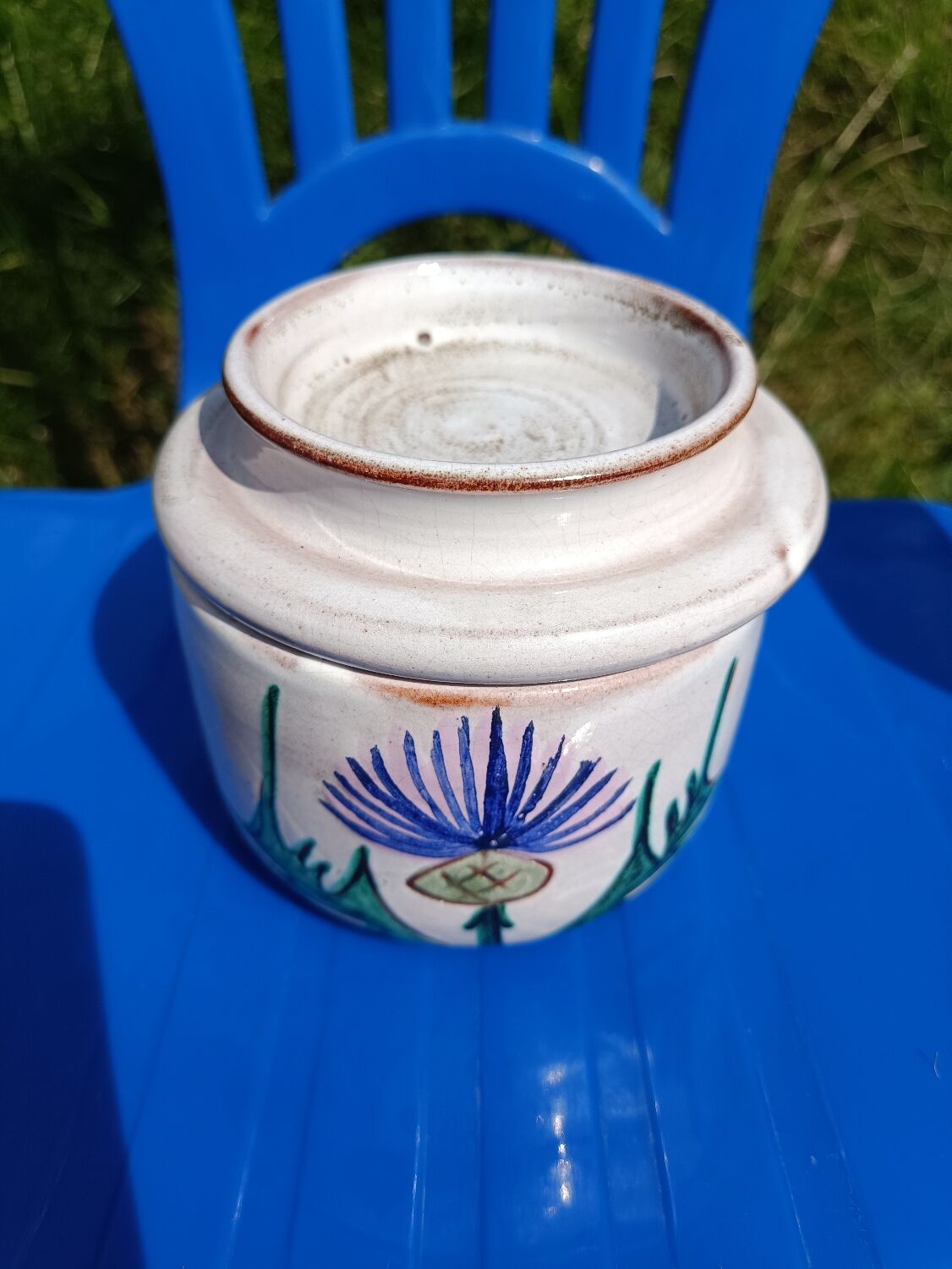 Beurrier Valauris bleuet