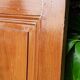 Low wall panelling 8.65m panelled with mouldings wainscoting skirting.