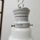 Antique stepped opaline glass pendant light