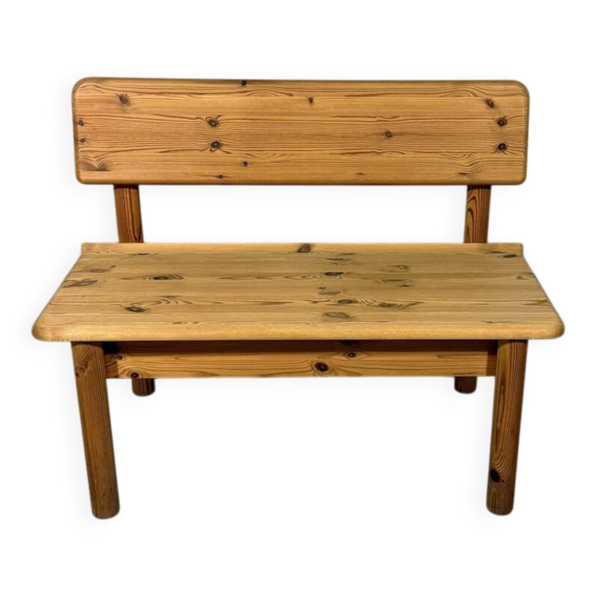 Korup Design solid pine bench with storage space Denmark