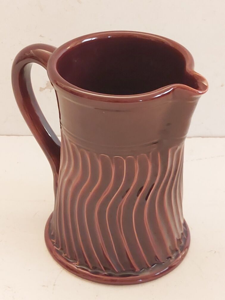 2 vintage ceramic pitchers Les Cyclades Anduze