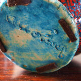 Ceramic pitcher of the potters of Accolay multicolored