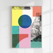 2 impressions d'art géométriques format A2