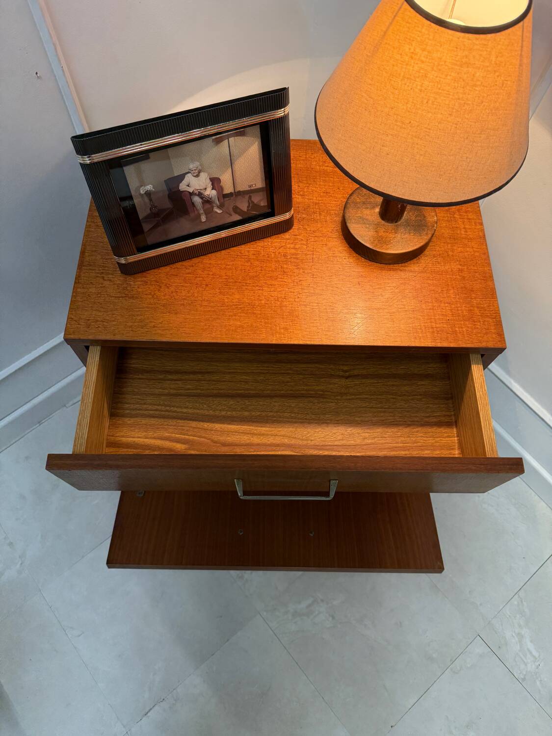 Vintage bedside table