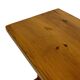 Vintage Scandinavian modern pinewood bench from the 1960's