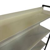 Free stanting Tomado shelving unit in metal and gray - 1960s Dutch Design