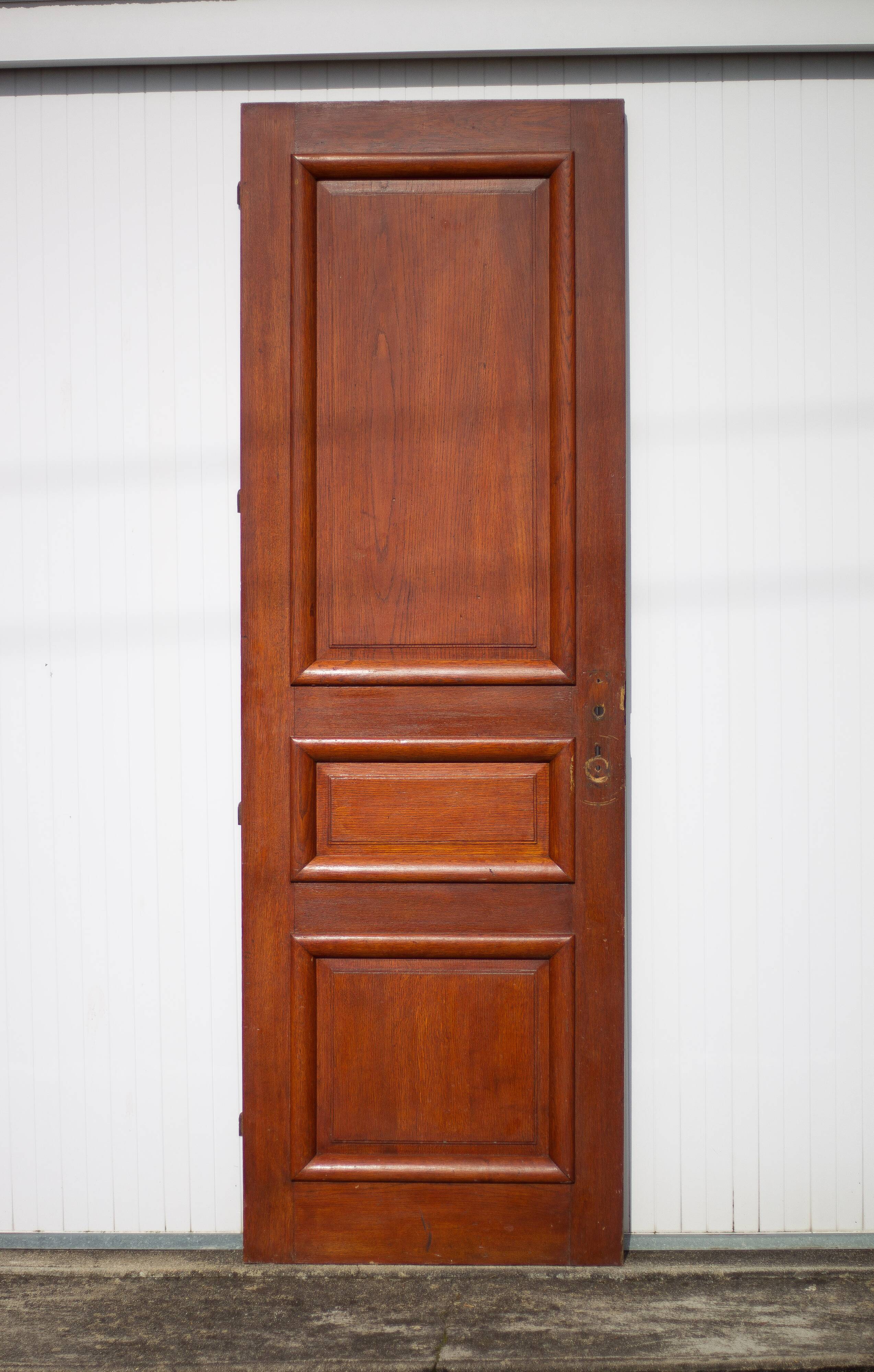 Old door, old wooden door, large vintage door, interior door, artisanal door, 50's