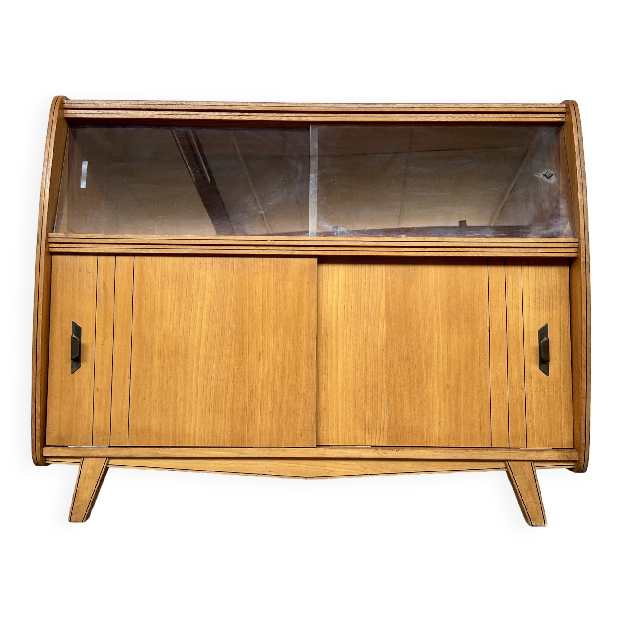 Vintage sideboard with compass feet