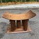 Ashanti African stool from Ivory Coast, carved from solid wood