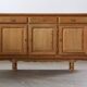 Vintage 1970s Danish Oak Low Cabinet / Sideboard, Henning Kjærnulf style